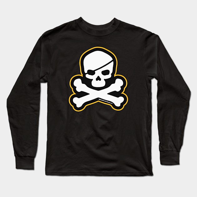 Pittsburgh Jolly Roger Long Sleeve T-Shirt by shopegghead